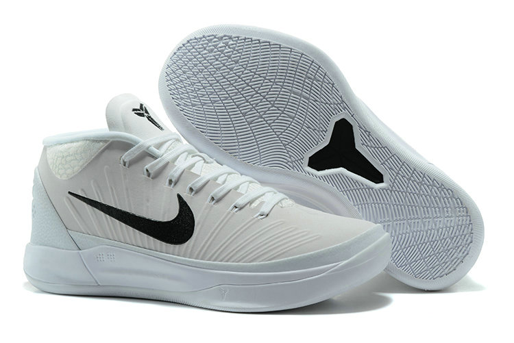 Nike Kobe A.D Mid White Black Basketball Shoes